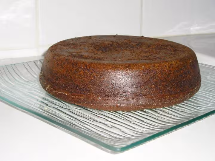 Gateau fondant chocolat lait de coco pas decore
