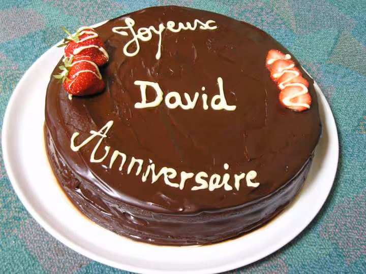 Gateau fraises chocolat