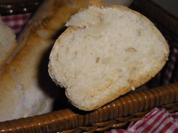 Mie de la baguette