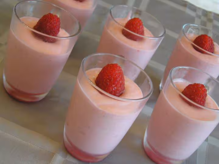 Mousse framboises