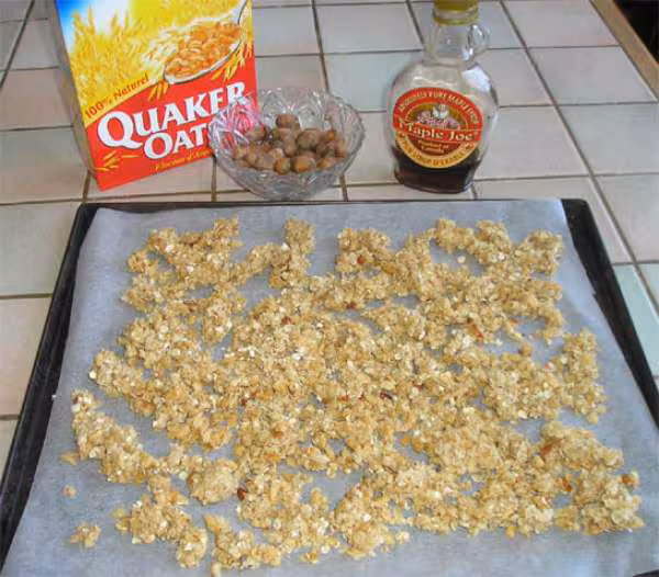 Muesli avant cuisson