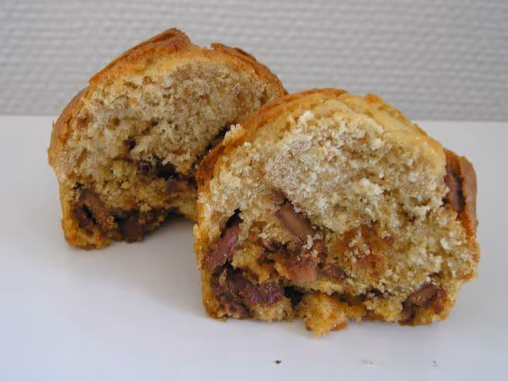 Muffins vanille caramel