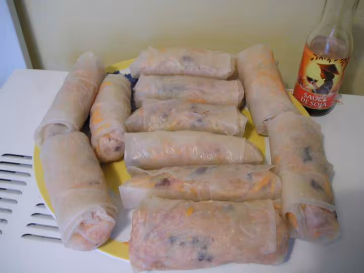 Nems avant cuisson