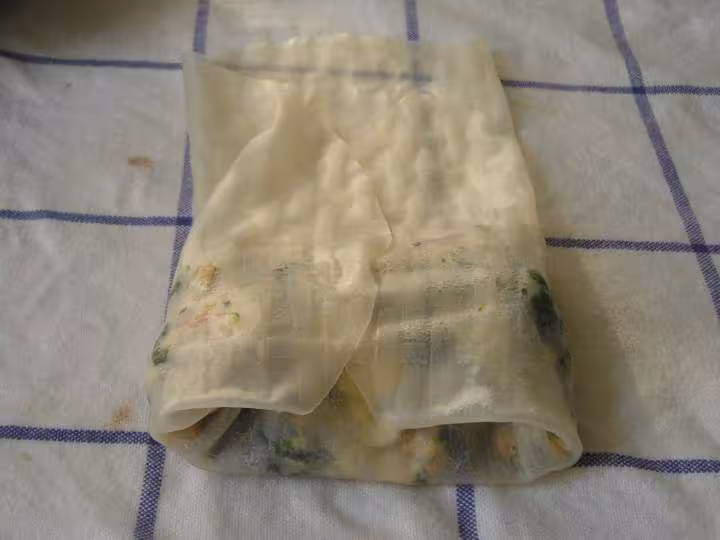 Nems epinards saumon amandes