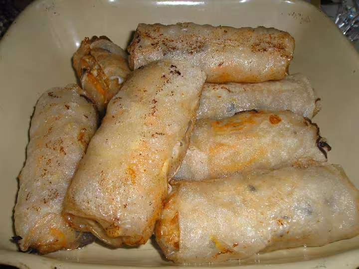 Nems porc crevettes cuits