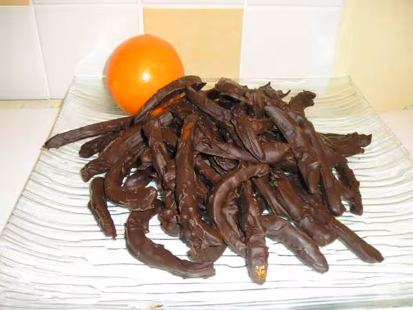 Orangettes chocolats finies