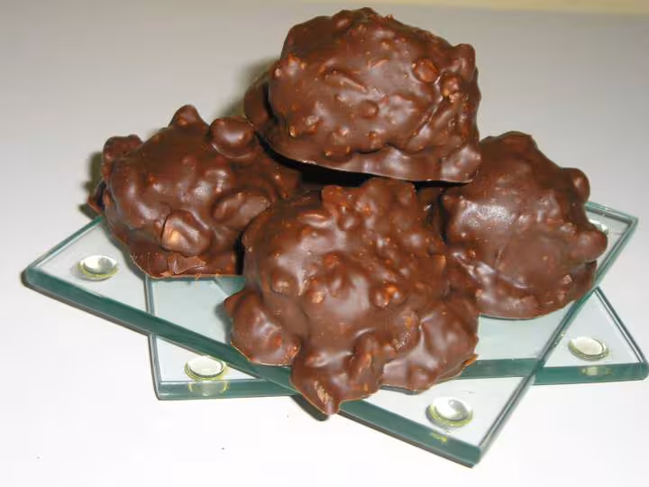 Rochers au chocolat orange