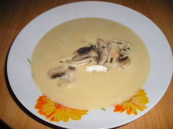 Soupe pois chiches champignons