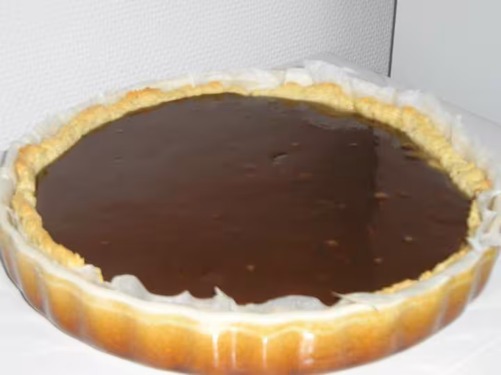 Tarte banane pralinoise