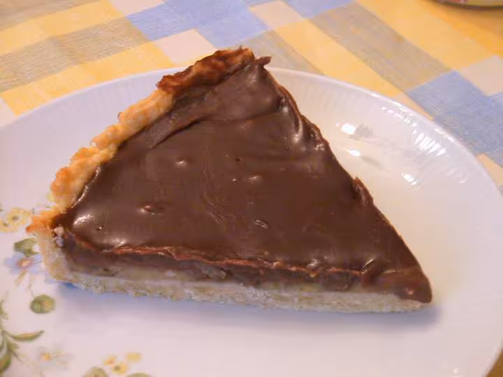 Tarte banane pralinoise