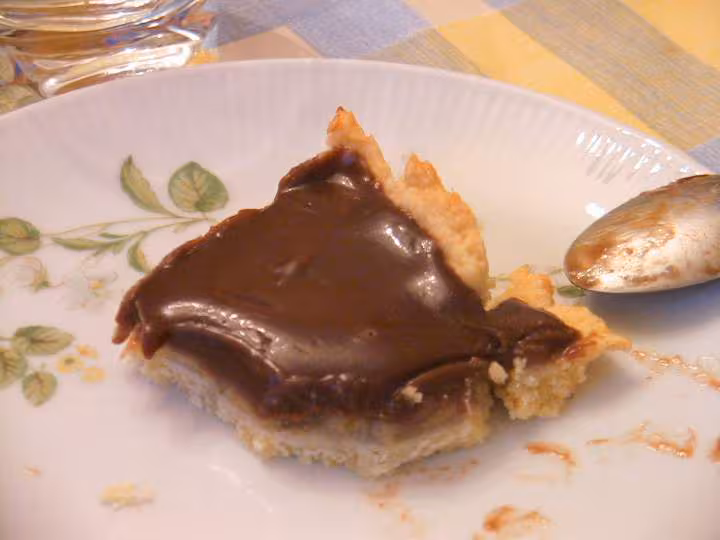 Tarte banane pralinoise devoree