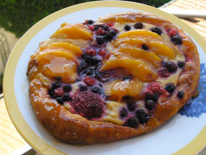 Tarte briochee aux fruits