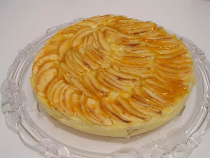 Tarte flan aux pommes