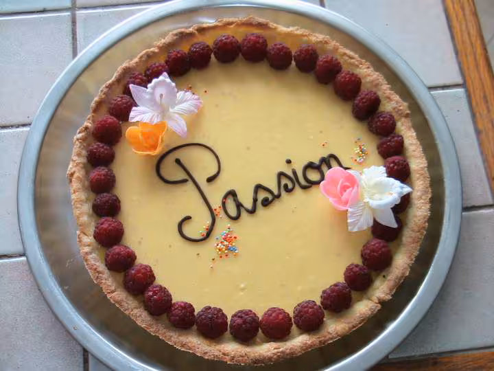 Tarte fruits de la passion