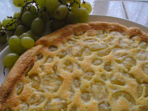 Tarte raisins amande