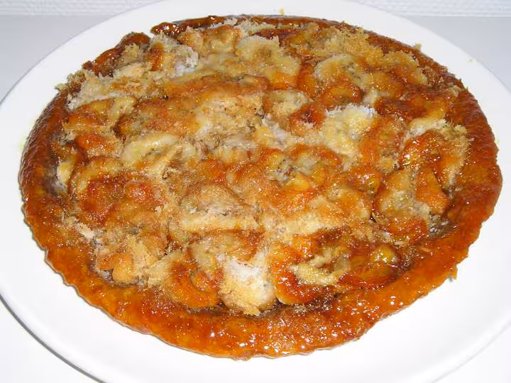 Tarte tatin banane coco