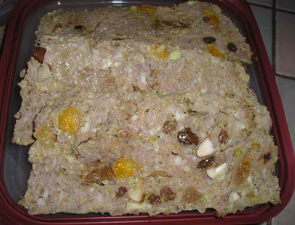 Terrine agneau fruits secs