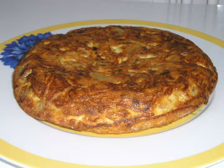 Tortilla espa ola aux pommes de terre et oignons