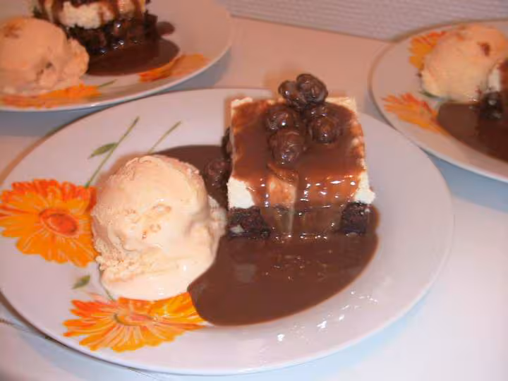 Triple choc brownie crunch