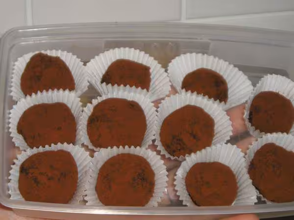 Truffes chocolat creme de marron