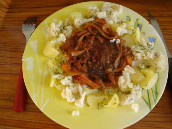 Steak hache de b uf a la hongroise2