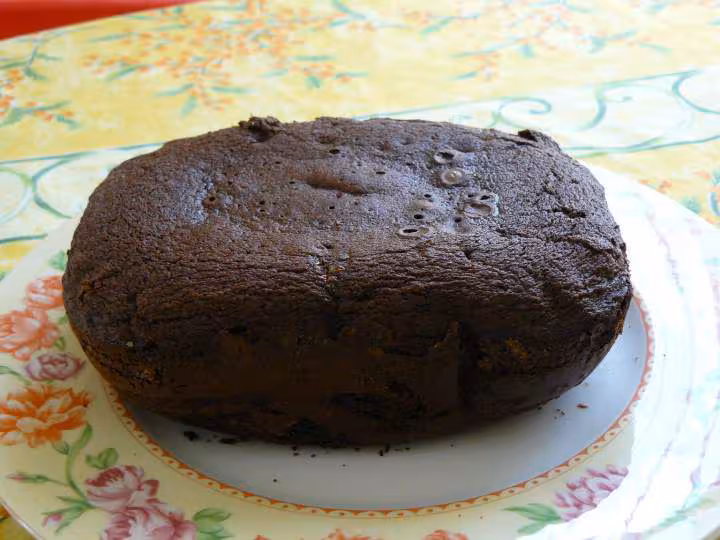 Cake au chocolat map