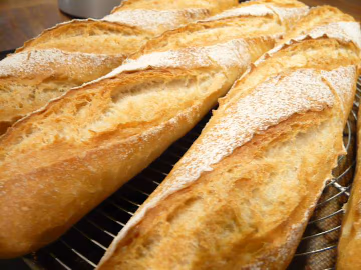 Baguette autolyse