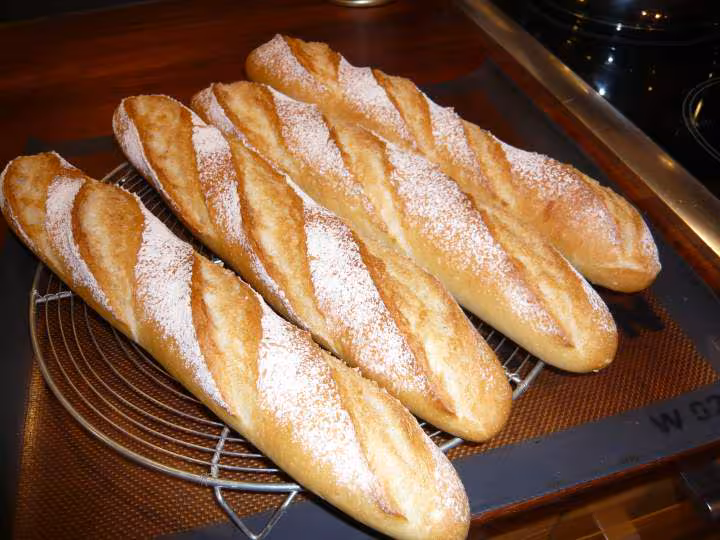 Baguette autolyse