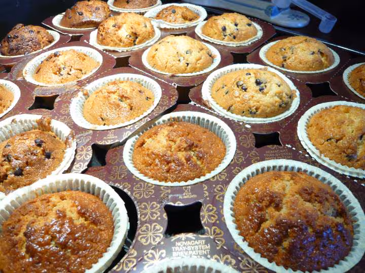 Muffins aux pepites de choc