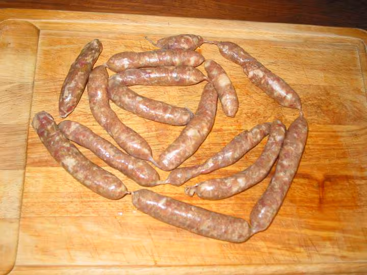 Saucisses maison