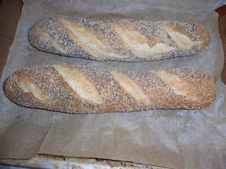 Baguettes sesame pavot