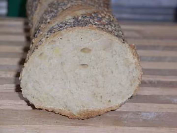 Baguettes sesame pavot la mie