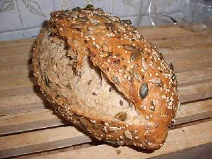 Levain graines dessus dedans