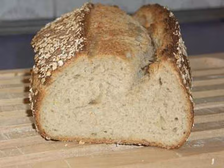 Pain au levain avec flocons d avoine la mie
