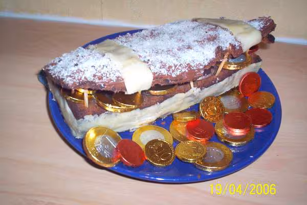 Gateau coffre aux tresors
