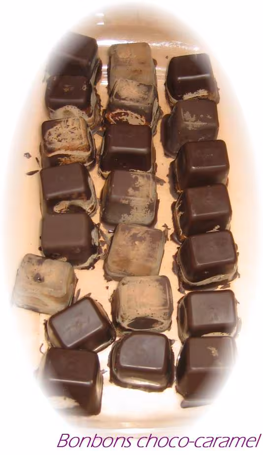 Bonbons choco caramel encore