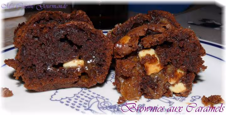 Brownies aux caramel de lignac interieur