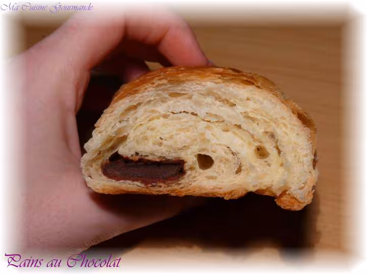 Pain au chocolat interieur