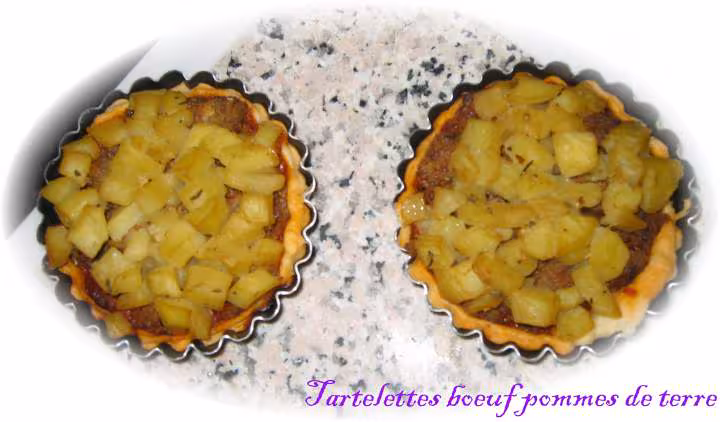 Tartelettes boeuf pommes de terre