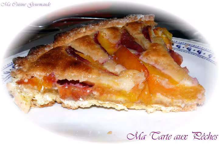 Une part de tarte aux peches