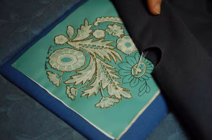 Broderie la duchesse
