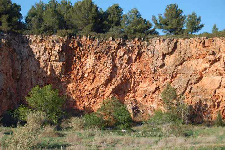 La carriere de boxite