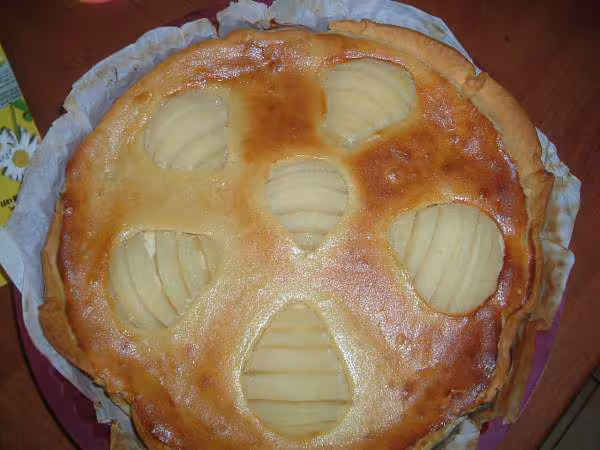 Tarte amandines aux poires