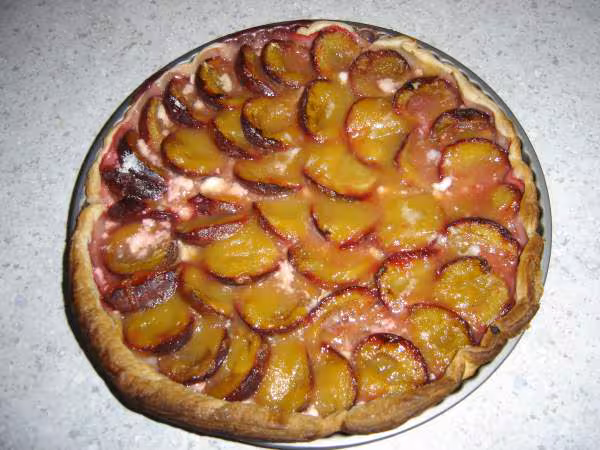Tarte aux prunes