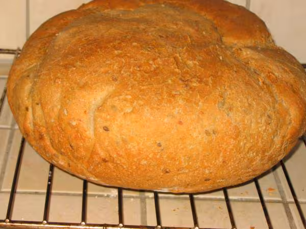 Pain au seigle aux graines