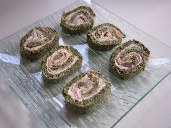 Roule epinards saumon et boursin