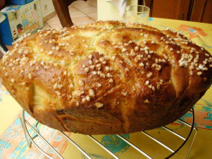 1ere brioche au levain cuite