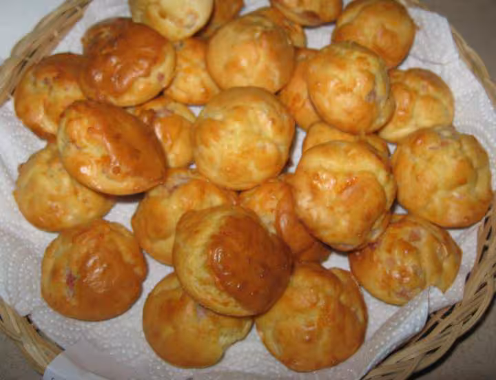 Bouchees jambon fromage