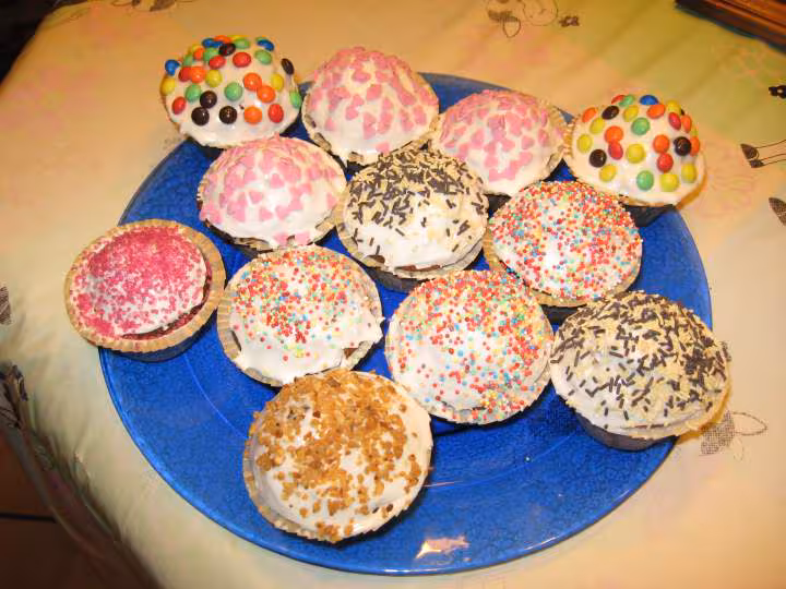 Cupcakes de grenadine