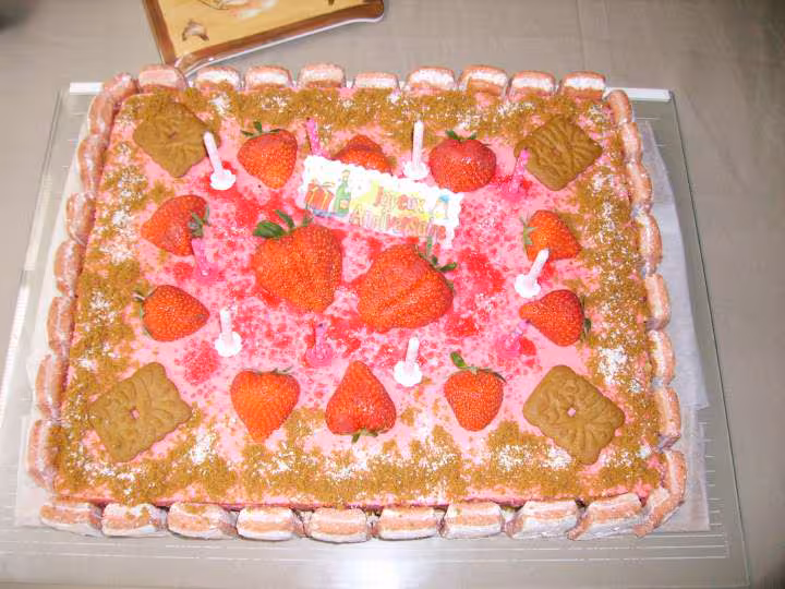 Entremet speculoos fraises